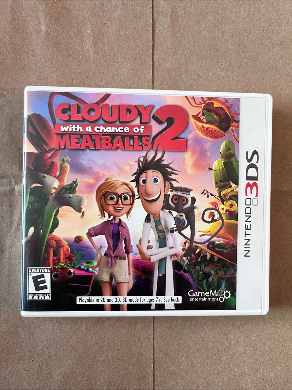 Nintendo 3DS Cloudy with a Chance of Meatballs 2 - White